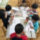 保育園でお絵かきをしました