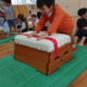 体操教室で跳び箱とマット運動に挑戦しました